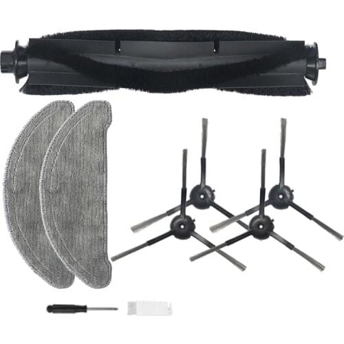 Main Brush Roll Brush Dust Bag Mop Cloth For ROIDMI EVE Plus Vacuum Cleaner Parts Dust Bag Cleaner Sweeper Accessories