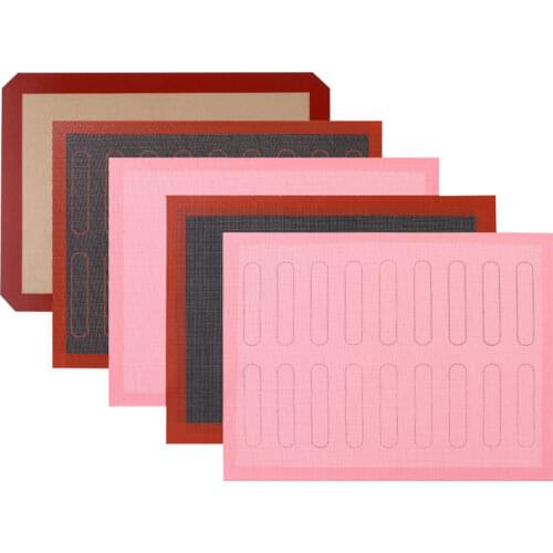 30*40cm Performated Silicone Baking Mat Macaroon Cookie Oven Sheet Liner Eclair Puff Pastry Mold Kitchen Bakeware Accessories