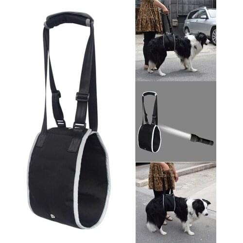 Dog Lift Sling Harness Heavy Duty Adjustable Sling Harness Support for Elderly Senior Dogs with Front/Rear Leg Knee