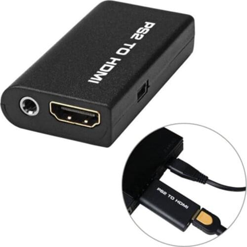 Portable PS2 to HDMI-compatible Audio Video Converter Adapter AV Cable For SONY PlayStation 2 Plug And Play Parts
