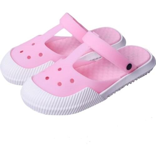 Womens Ladies Slip on PVC Material Water Garden Outdoor Sandals
