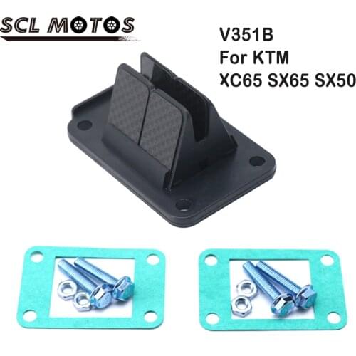 SCL MOTOS Motorcycle Motorbike Carbon Fiber Intake Reed Valve For KTM XC65 2008-2009 SX65 1998-2017 SX50 2003-2008 VForce3 V351B