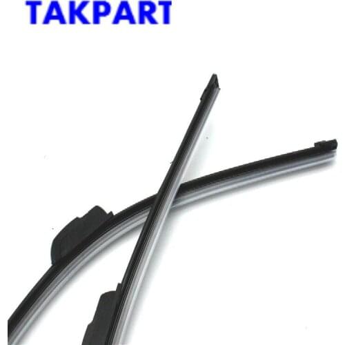 TAKPART 19''+ 24''Front Flat Windscreen Wiper Blades For VAUXHALL Vectra C MK3 2002-2008