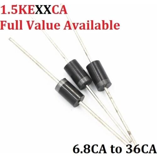 20PCS TVS diode 1.5KE27CA 1.5KE30CA 1.5KE33CA 1.5KE36CA 1.5ke 27ca 30ca 33ca 36ca