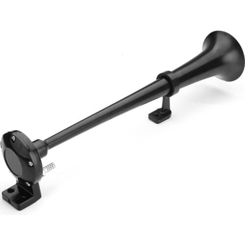 Universal 17.7inch 150DB Loud Car Air Horn Kit 12V Single Trumpet Compressor for Trucks Cars Trains Automobiles