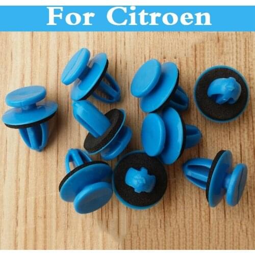 High-Quality 50x Car Styling Door Trim Panel Retainer Fender Fastener Rivet For Citroen Aircross C4 Cactus C3 C4 C4 C5 C6 C1 C2