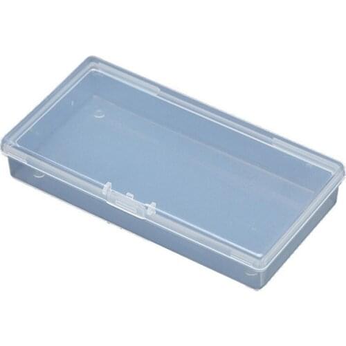 1pc Small Plastic Box Rectangular Transparent 12.2*6.2*2.3cm PP Storage Collections Container Box Case Sundries Plastic Box