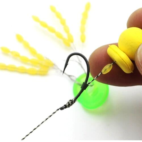 10Pack=150PCS Rig Stops Beads Carp Fishing Accessories Stoper for Carp Rig Carp Fishing Hair Chod Ronnie Rig Pop UP Boilies Stop