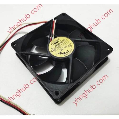 ADDA AD0912HS-A76GL DC 12V 0.25A 90X90X25mm 3-wire Server Cooling Fan