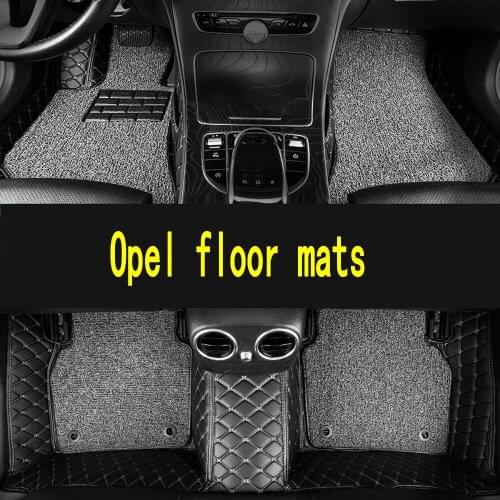 Custom car floor mats for Opel All Models Astra h j g mokka insignia Cascada corsa adam ampera Andhra zafira styling floor mat