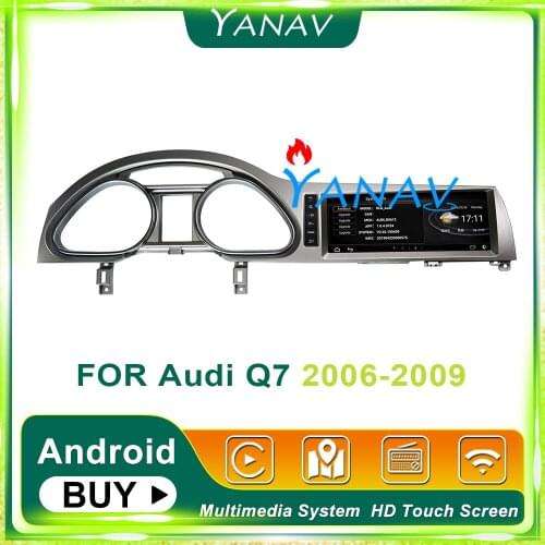 10.25 inch Android 9.0 Car GPS Multimedia player For-AUDI Q7 2006 2007 2008 2009 Navigation Auto Head Unit Radio