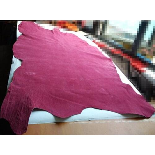 Rosered Genuine pig split leather material wholepiece