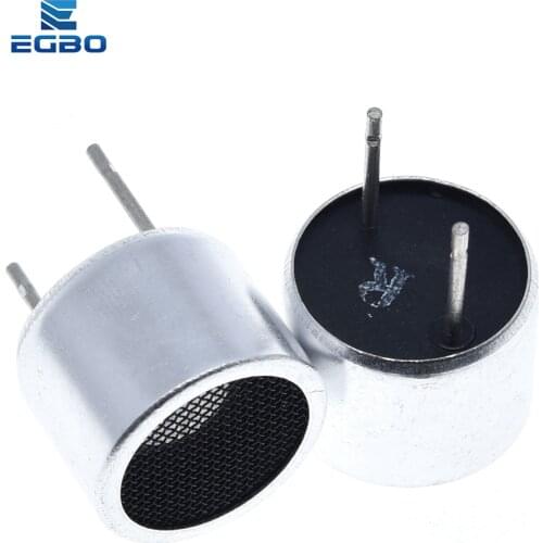 EGBO 1 Pair TCT40-16R/T 40KHZ Ultrasonic Transducer Sensor 16mm Ultrasonic Probe