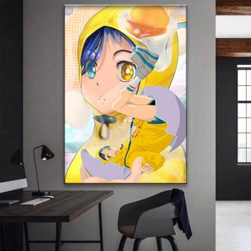 Canvas Wall Modern Prints Japanese Anime Wonder Egg Priority Painting Posters Home Decoration Artwork Bedside Background