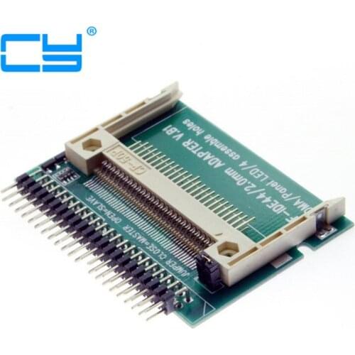 CF Compact Flash Merory Card to Laptop 2.5" 44 Pins Male IDE Hard Disk Drive HDD SSD Adapter