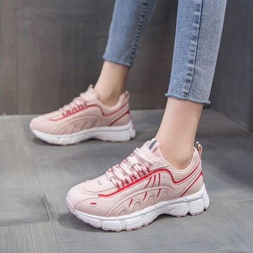 Women Shoes 2020 New Chunky Sneakers Women Vulcanize Shoes Fashion Dad Shoes Platform White running Sneakers Ladies Casual Shoes