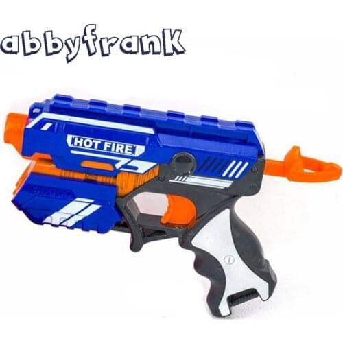 4 Pcs EVA Soft Bullets Repeater Toy Gun Plastic Manually Airsoft Air Gun with 10 Pcs Bullets Gift for Children