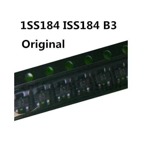 Original 100pcs/ 1SS184 ISS184 B3 SOT23