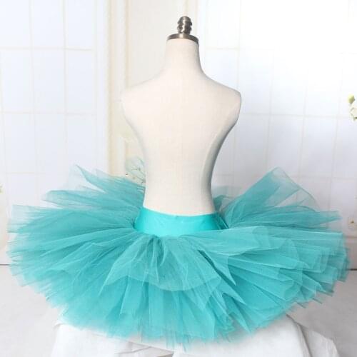Firm tulle professional half ballet tutu professional ballet tutus pancake practice rehearsal platter ballet half tutu skirt