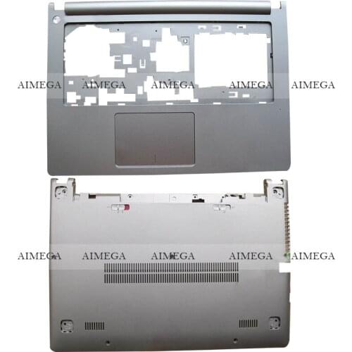NEW for Lenovo Ideapad S400 S405 S410 S415 S415T Laptop Palmrest Upper Case/Bottom Base Bottom Case Silver Black