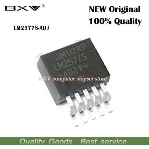 5pcs LM2577S-ADJ LM2577 2577 TO-263-6 Step Up (Boost) Voltage Regulator New Original Free Shipping