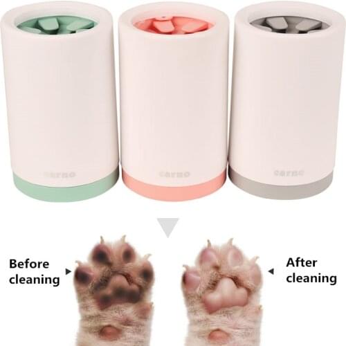 Dog Paw Cleaner Cup for Small Large Dogs Soft Silicone Combs Pet Feet Washer Portable Pet Cat Dirty Paw Cleaning Cup