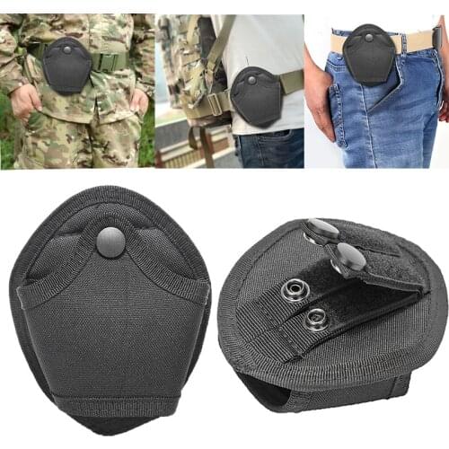 Professional Belt Clip Bag 600 Nylon Handcuff Holder Bag Multi-function Sports Waist Case Pouch Outdoor Hunting Waist Pocket
