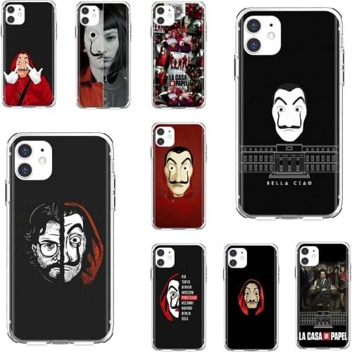 For Huawei P30 P40 P20 P7 P8 P9 P10 Lite Plus Pro 2015 2016 2017 Mini Silicone Skin Cover La-Casa-De-Papel-Money-Heist