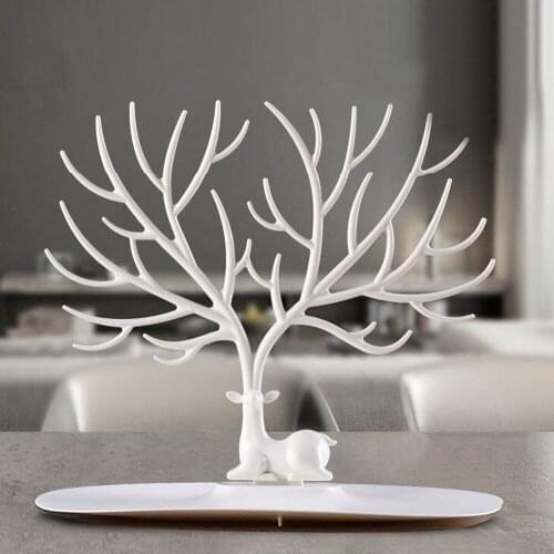 Jewelry Storage Box ABS Forest Antler Jewelry Storage Rack, Jewelry Display Stand, Accessories Storage Rack