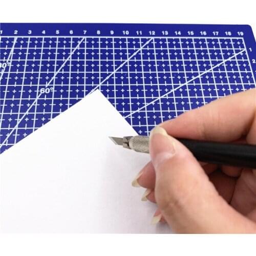Z30 Dropshipping PVC Cutting Mat Multifunction PP Cutting Mat Pad A5 Deskpad Patchwork Manual Cutting Board Double-sided