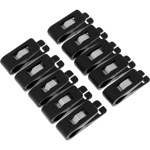 10 Pieces Awning Clamp Set Tarp Clips Hangers Tent Camping Survival Emergency Tool