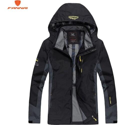 2018 Fall Fashion Mens Jacket Windproof Coat Waterproof Sweatshirt Military Uniform Hooded Patched Jacket Coat 8XL