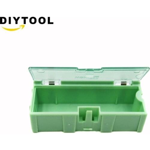 5PCS Anti-static SMT SMD Kit Lab chip Components Screw Storage Box Pink AU