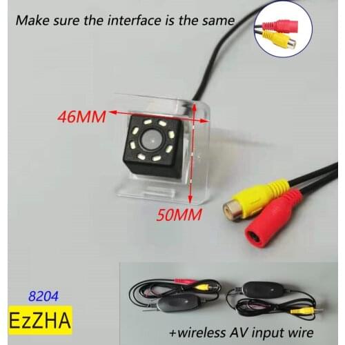 Car CCD 4 LED Night Vision Backup Rear View Camera Parking Assistance Waterproof For Mercedes Benz GLK Class X204 2018~2015