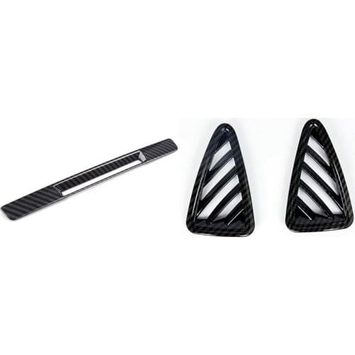 For Mazda CX3 2016-2018 Center Console Liquid Crystal Screen Trim & Central Control Air Conditioner Vent Outlet Panel