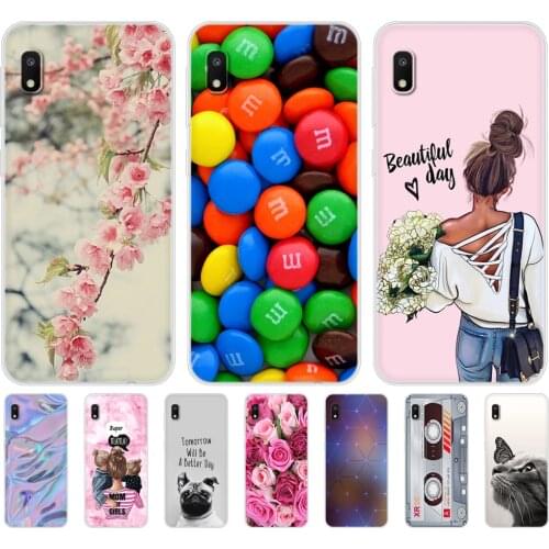 For Samsung A10E Case 5.8" Soft Silicon Back Phone Cover For Samsung Galaxy A10e bagGalaxy A10e A 10e SM-A102u A102u animal cat