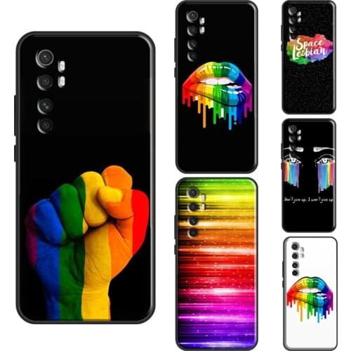 RAINBOW FLAG GAY LESBIAN PRIDE LGBT For Xiaomi Mi 11 Lite Note 10 Mi 11 Ultra 10T Pro Phone Case For POCO F3 F1 F2 M3 X3 Pro