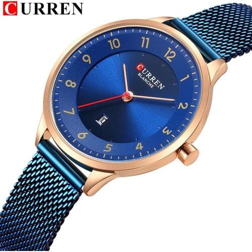 Curren Fashion womens watches Stainless Steel watch women casual quartz Ladies women watches Relogio Feminino Montre Femme