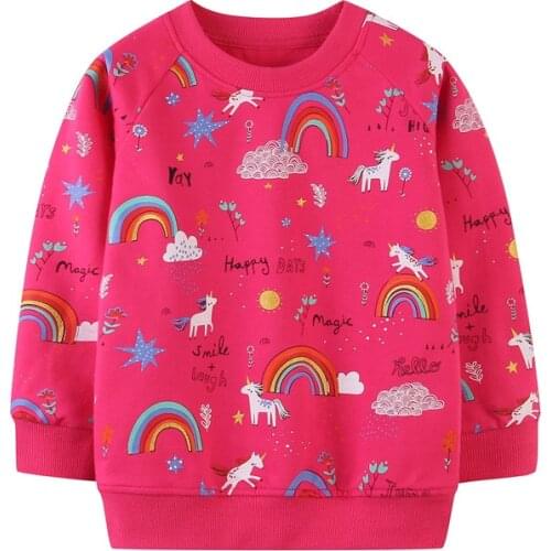 Cotton childrens sweater spring and winter clothes girl baby lollipop red plus velvet warm bottoming shirt