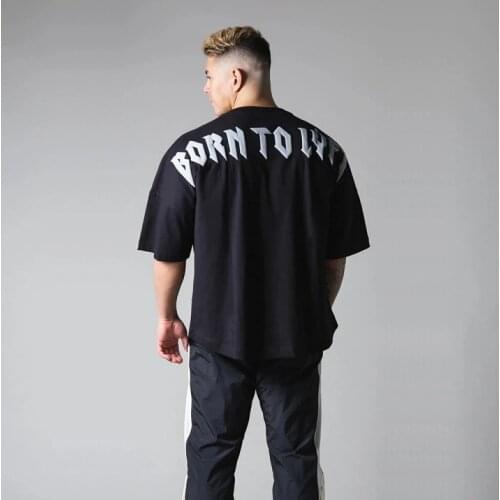 Brand Mens cotton t shirt 2020 summer new gyms Fitness Bodybuilding Shirts male fashion Casual Short sleeved Tees Tops clothes