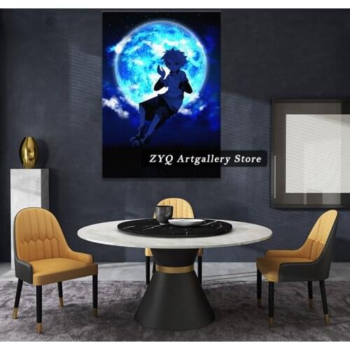 Killua Zoldyck Poster Art Picture Prints Home Decor Wall Canvas Painting Decoration For Living Room Anime