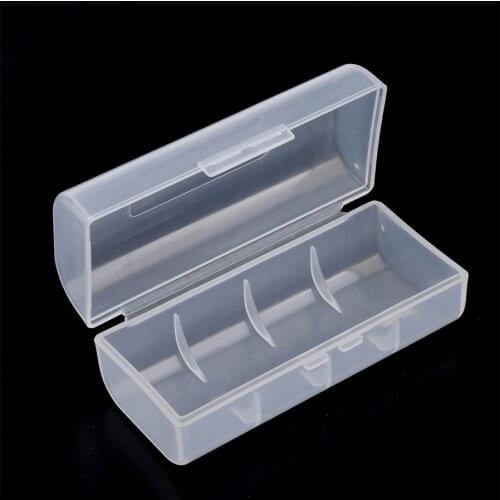 Kebidumei Battery Storage Box Plastic Batteries Store Boxes Holder Cover for 26650 Batteries Protector Case