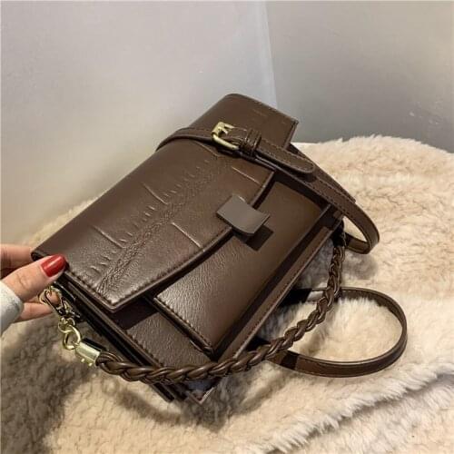 Fashion Casual Womens Handbags Shoulder Messenger Bags for Women 2020 Designer Tote Lady Leather Crossbody Bag Retro