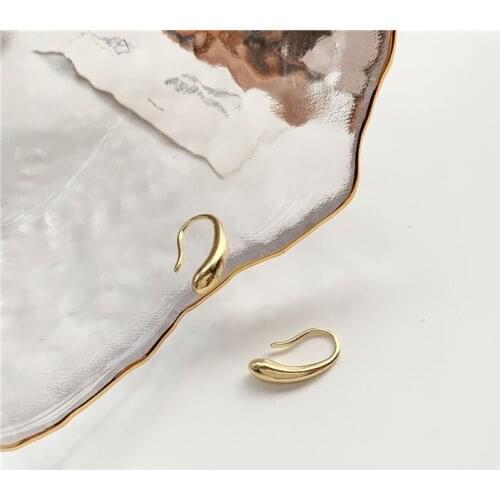 Fashion unique temperament of small water droplets earrings contracted geometric ear stud earrings accessories accessories