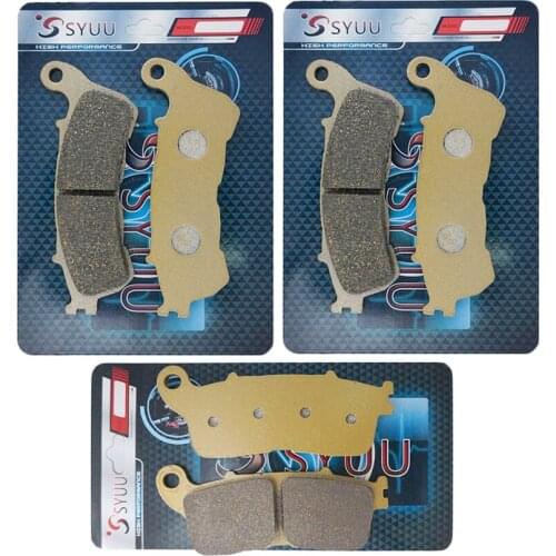Motorcycle Copper Semi-Metal Front and Rear Brake Pads for Honda VFR800X Crossrunner VFR1200X Crosstourer FA388F FA636R
