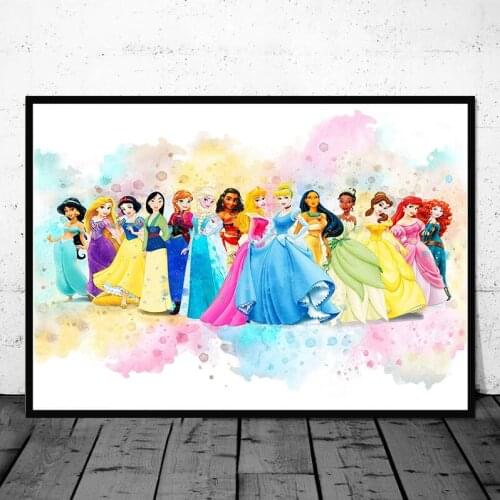 Disney 5D DIY Diamond Painting Princesses Full Drill Square Diamond Embroidery Mosaic Picture Cross Stitch Kits Home Decor Gift