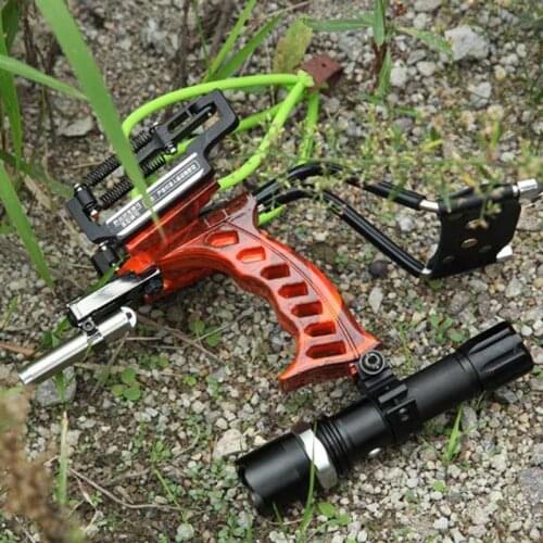 Hunting Catapult Bow Strong Catapult Laser Slingshot Stainless Steel Shooting Arrows Powerful Hobbies Adjustable Outdoor Gear