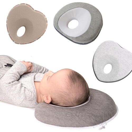 Head Shaping Baby Nursing Pillow Anti Roll Memory Foam Pillow Prevent Flat Head Neck Support Newborn Sleeping Cushion