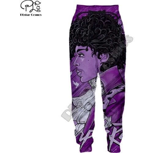 PLstar Cosmos Popular Singer Prince Rogers Nelson Purple Men/Women NewFashion Sweatpants 3DPrint Joggers Pants Funny Trousers A2