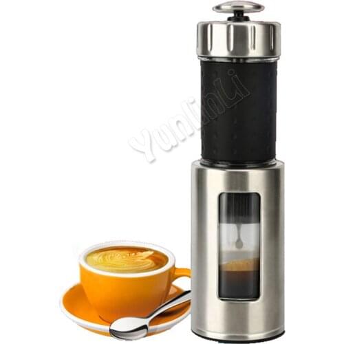 Portable Coffee Maker Mini Espresso Coffee Machine 80ML Manual Coffee Maker Outdoor Travel Coffee Maker